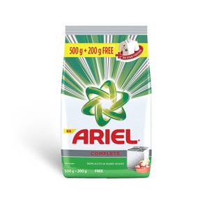 Ariel Complete Detergent Semi-auto & Handwash 500+200 Gm Free